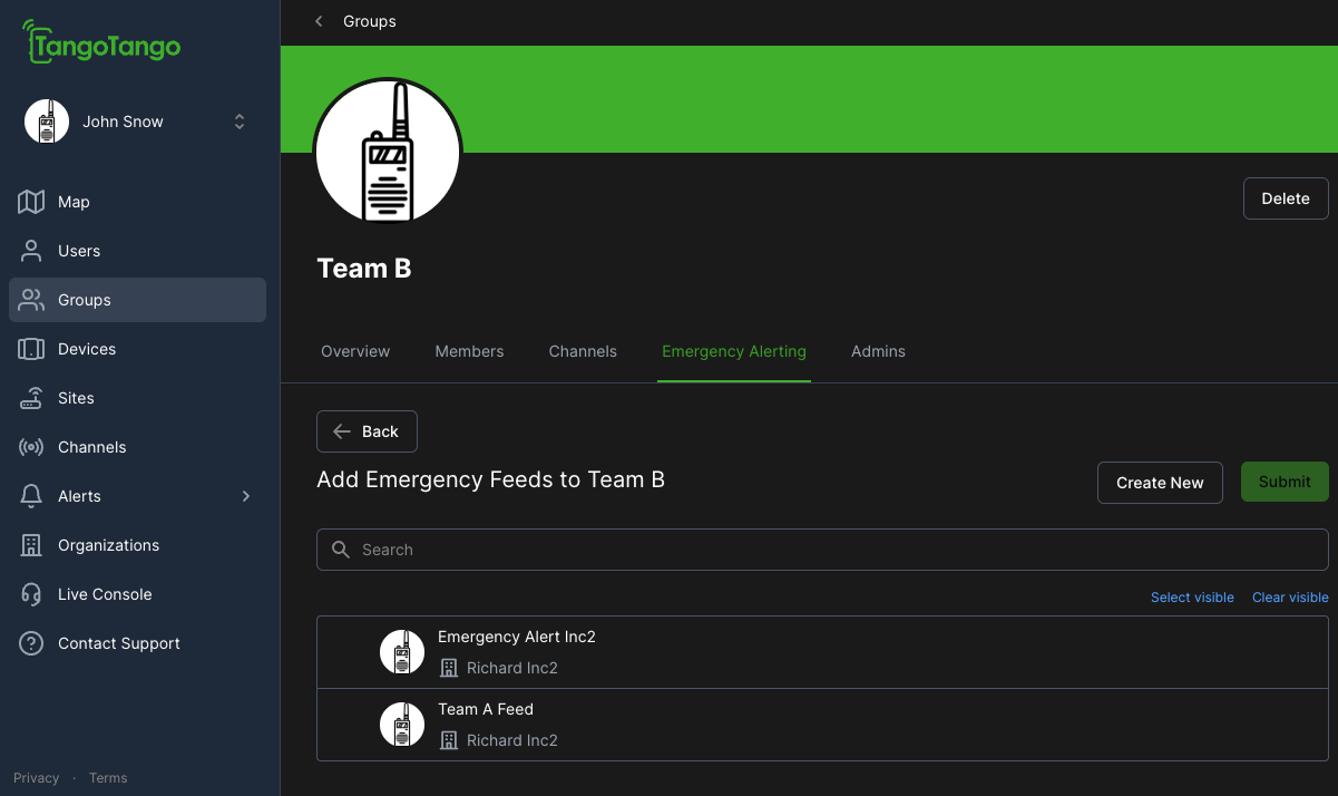 Admin Guides for Tango Tango